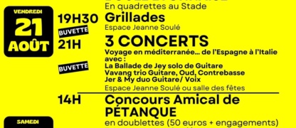 Marignac en fête du 20 au 23 août